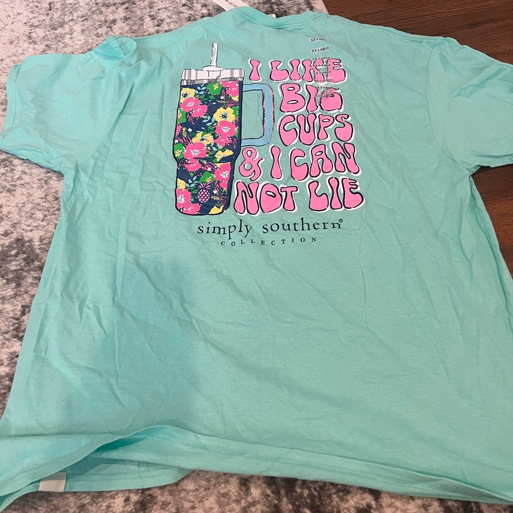Simply Southern Blue Short Sleeve Tee